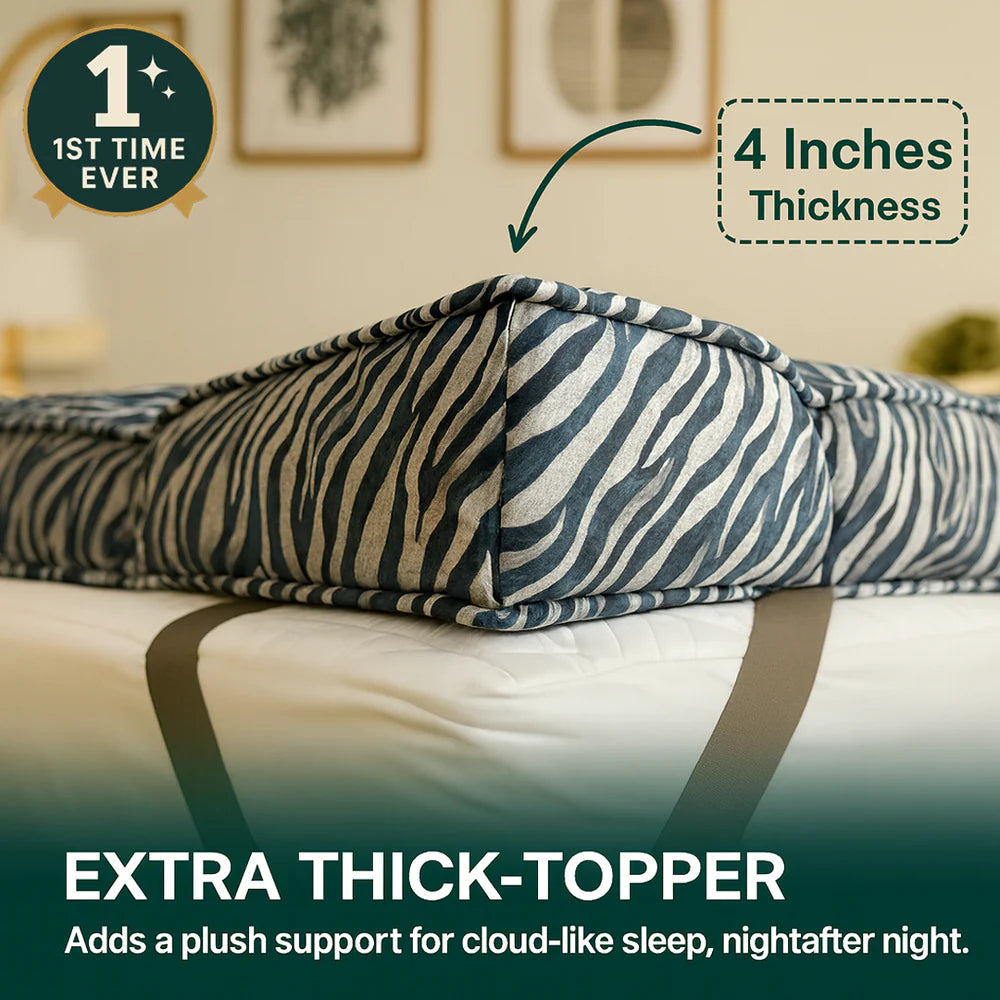 Zebra Mattress Topper
